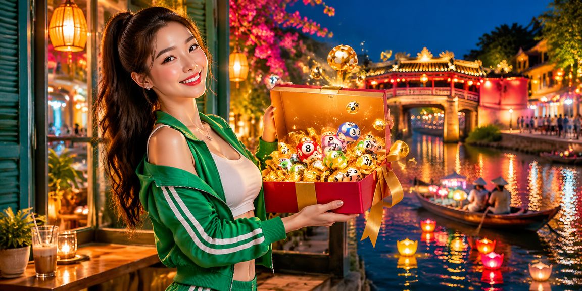 Người chơi xổ số điện tử tại quán cà phê Hội An với giao diện hi887